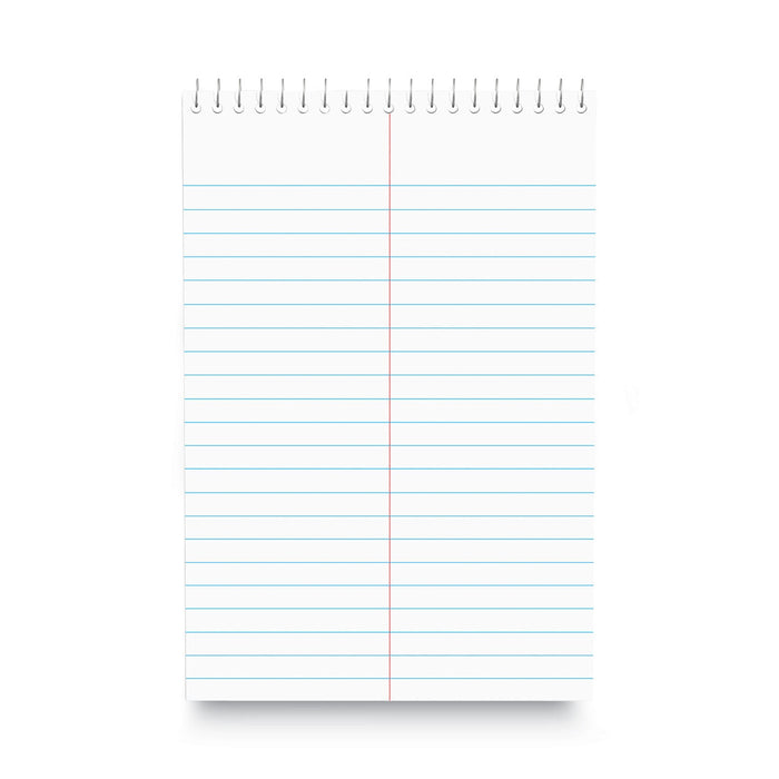 Universal Steno Pads, Gregg Rule, Red Cover, 80 White 6 x 9 Sheets