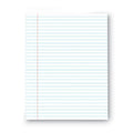 Universal Glue Top Pads, Wide/Legal Rule, 50 White 8.5 x 11 Sheets, Dozen