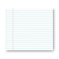 Universal Glue Top Pads, Wide/Legal Rule, 50 White 8.5 x 11 Sheets, Dozen