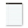 Universal Premium Ruled Writing Pads with Heavy-Duty Back, Wide/Legal Rule, Black Headband, 50 White 8.5 x 11 Sheets, 12/Pack