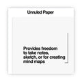Universal Scratch Pads, Unruled, 5 x 8, White, 100 Sheets, 12/Pack