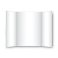 Eco Brites Two Cool Tri-Fold Poster Board, 36 x 48, Black/White, 6/Carton