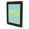 deflecto Superior Image Window Display, 8.5 x 11 Insert, Clear/Black