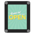 deflecto Superior Image Window Display, 8.5 x 11 Insert, Clear/Black