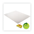 deflecto DuraMat Moderate Use Chair Mat, Low Pile Carpet, Roll, 46 x 60, Rectangle, Clear