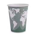 Eco-Products World Art Renewable and Compostable Hot Cups, 12 oz, 50/Pack, 20 Packs/Carton