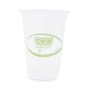 Eco-Products GreenStripe Renewable and Compostable Cold Cups, 16 oz, Clear, 50/Pack, 20 Packs/Carton