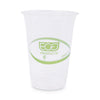 Eco-Products GreenStripe Renewable and Compostable Cold Cups Convenience Pack, Clear, 16 oz, 50/Pack