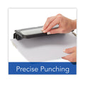 Swingline 32-Sheet Lever Handle Heavy-Duty Two- to Seven-Hole Punch, 9/32" Holes, Black