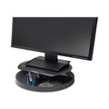 Kensington Spin2 Monitor Stand with SmartFit, 12.6" x 12.6" x 2.25" to 3.5", Black, Supports 40 lbs