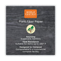 World Centric No Tree Paper Bowls, 24 oz, 4.4" Diameter x 4.5"h, Natural, Sugarcane, 500/Carton