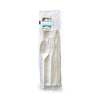 Boardwalk Cutlery Kit, Plastic Fork/Spoon/Knife/Salt/Polypropylene/Napkin, White, 250/Carton