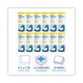 Boardwalk Disinfecting Wipes, 7 x 8, Lemon Scent, 35/Canister, 12 Canisters/Carton