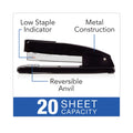 Swingline Commercial Desk Stapler Value Pack, 20-Sheet Capacity, Black