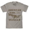 Chevrolet Camaro Faded American Muscle Graphic T-Shirt - Light Gray