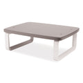 Kensington Monitor Stand with SmartFit, For 24" Monitors, 15.5" x 12" x 3" to 6", Black/Gray, Supports 80 lbs