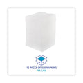 Boardwalk 1/4-Fold Lunch Napkins, 1-Ply, 12" x 12", White, 6000/Carton