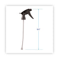 Boardwalk Chemical-Resistant Trigger Sprayer 320CR, 9.5" Tube, Gray, 24/Carton