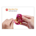 Bostitch Twist-n-Sharp Pencil Sharpener, One-Hole, 3.5 x 1.25 x 5.5, Randomly Assorted Colors, 6/Pack