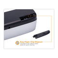 Bostitch 12-Sheet Electric Three-Hole Punch, 9/32" Holes, Black