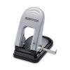 Bostitch 40-Sheet EZ Squeeze Two-Hole Punch, 9/32" Holes, Black/Silver