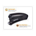 Bostitch Inspire Spring-Powered Full-Strip Stapler, 20-Sheet Capacity, Black