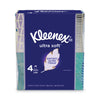 Kleenex Ultra Soft Facial Tissue, 3-Ply, White, 65 Sheets/Box, 4 Boxes/Pack, 12 Packs/Carton