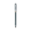 Pilot Neo-Gel Gel Pen, Stick, Fine 0.7 mm, Black Ink, Black Barrel, Dozen