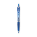 Pilot Precise Gel BeGreen Gel Pen, Retractable, Fine 0.7 mm, Blue Ink, Blue Barrel, Dozen