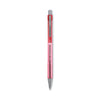 Pilot Better Ballpoint Pen, Retractable, Fine 0.7 mm, Red Ink, Translucent Red Barrel, Dozen