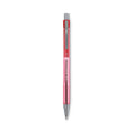 Pilot Better Ballpoint Pen, Retractable, Fine 0.7 mm, Red Ink, Translucent Red Barrel, Dozen