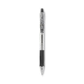 Pilot EasyTouch Ballpoint Pen, Retractable, Fine 0.7 mm, Black Ink, Clear Barrel, Dozen