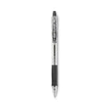 Pilot EasyTouch Ballpoint Pen, Retractable, Medium 1 mm, Black Ink, Clear Barrel, Dozen