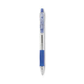 Pilot EasyTouch Ballpoint Pen, Retractable, Medium 1 mm, Blue Ink, Clear Barrel, Dozen