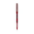 Pilot Precise V7 Roller Ball Pen, Stick, Fine 0.7 mm, Red Ink, Red Barrel, Dozen