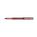 Pilot Precise V7 Roller Ball Pen, Stick, Fine 0.7 mm, Red Ink, Red Barrel, Dozen
