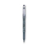 Pilot Precise P-500 Gel Pen, Stick, Extra-Fine 0.5 mm, Black Ink, Black Barrel, Dozen