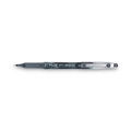 Pilot Precise P-700 Gel Pen, Stick, Fine 0.7 mm, Black Ink, Black Barrel, Dozen
