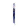 Pilot Precise P-700 Gel Pen, Stick, Fine 0.7 mm, Blue Ink, Blue Barrel, Dozen