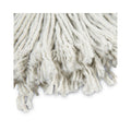 Boardwalk Cut-End Wet Mop Head, Cotton, No. 24, White 12/Carton