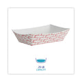 Boardwalk Paper Food Baskets, 0.25 lb Capacity, 2.69 x 1.05 x 4, Red/White, 1,000/Carton
