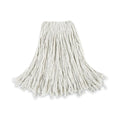Boardwalk Cut-End Wet Mop Head, Cotton, No. 24, White 12/Carton