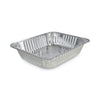 Boardwalk Aluminum Steam Table Pans, Half-Size Deep—128 oz., 2.56" Deep, 10.38 x 12.75, 100/Carton