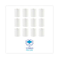 Boardwalk Hardwound Paper Towels, 1-Ply, 8" x 600 ft, White, 2" Core, 12 Rolls/Carton