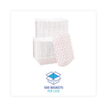 Boardwalk Paper Food Baskets, 5 lb Capacity, Red/White, 500/Carton