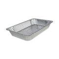 Boardwalk Aluminum Steam Table Pans, Full-Size Deep, 3.19" Deep, 12.81 x 20.75, 50/Carton