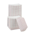 Boardwalk Paper Food Baskets, 3 lb Capacity, Red/White, 500/Carton