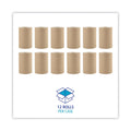 Boardwalk Hardwound Paper Towels, 1-Ply, 8" x 350 ft, Natural, 12 Rolls/Carton