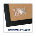Quartet Home Decor Magnetic Combo Dry Erase with Cork Board on Bottom, 23 x 17, Espresso Wood Frame