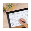 Quartet Home Decor Magnetic Combo Dry Erase with Cork Board on Bottom, 23 x 17, Espresso Wood Frame